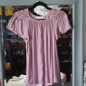 Ann Taylor Loft lavender blouse
